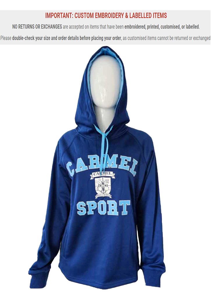 Carmel College Sports Hoodie Light Navy